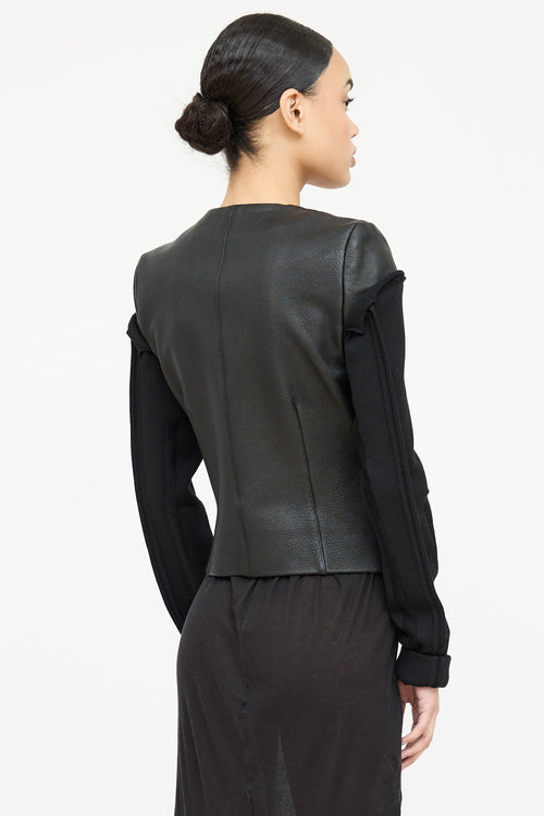 Leather & Wool Jacket