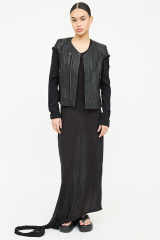 Leather & Wool Jacket