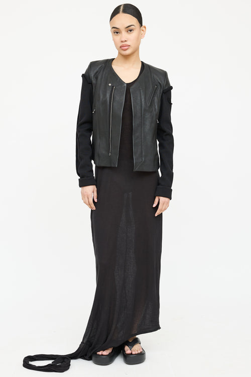 Leather & Wool Jacket