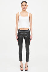 Rick Owens FW19 Leather Larry Leggings