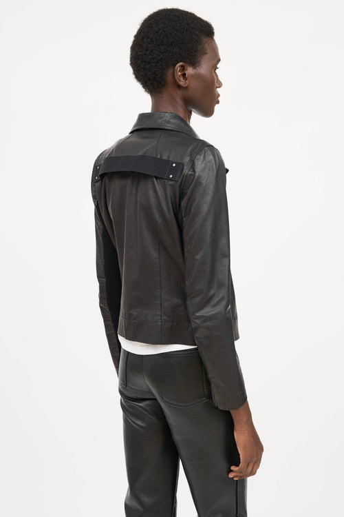 Rick Owens FW 2019 Larry Leather Jacket