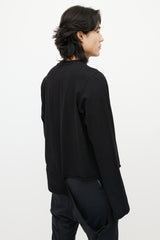 Rick Owens Black Strap Sweatshirt