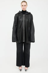 Rick Owens SS22 Leather Fogachine Jacket