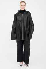 Rick Owens SS22 Leather Fogachine Jacket