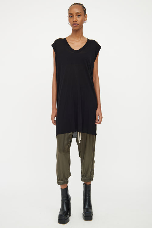 Rick Owens Larry Fall Winter Black Tunic Top