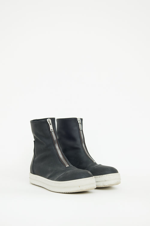 Rick Owens DRKSHDW Black & White Boot