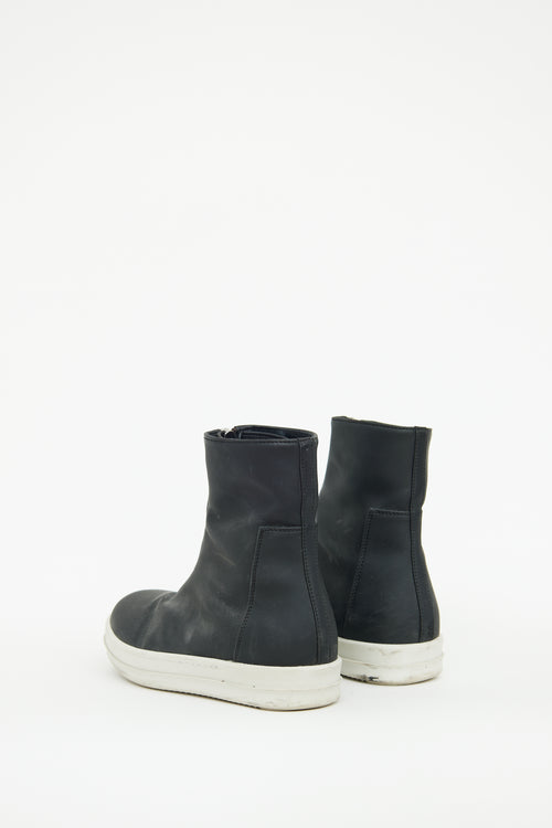 Rick Owens DRKSHDW Black & White Boot