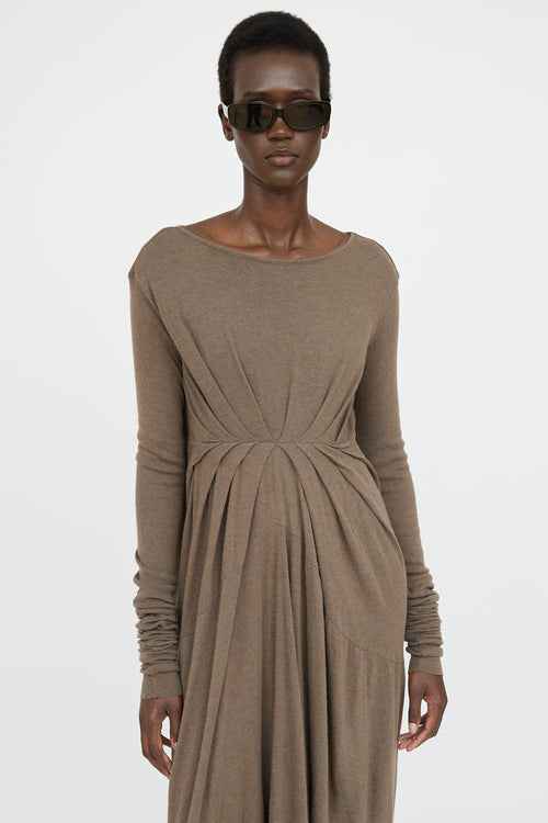 Rick Owens Lilies Pleated Dress