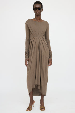 Rick Owens Lilies Pleated Dress