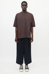 Rick Owens Burgundy Level T-Shirt