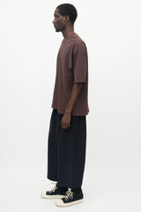 Rick Owens Burgundy Level T-Shirt