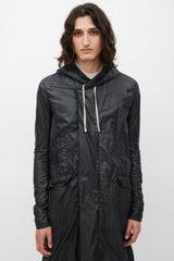 Rick Owens DRKSHDW Black Hooded Coat