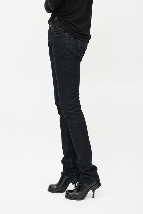 Rick Owens DRKSHDW Black Slim Jeans