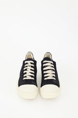 Rick Owens Black & White Ramones Sneaker