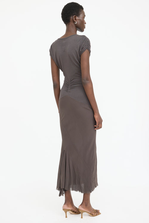 Rick Owens DRKSHDW Silk Sleeveless Dress