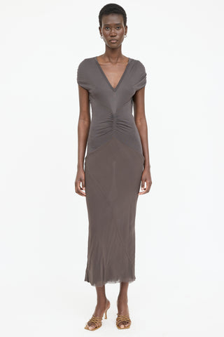 Rick Owens DRKSHDW Silk Sleeveless Dress
