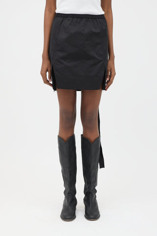 Rick Owens DRKSHDW Nylon Double Vent Skirt