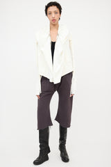 Rick Owens DRKSHDW Open Drape Hoodie