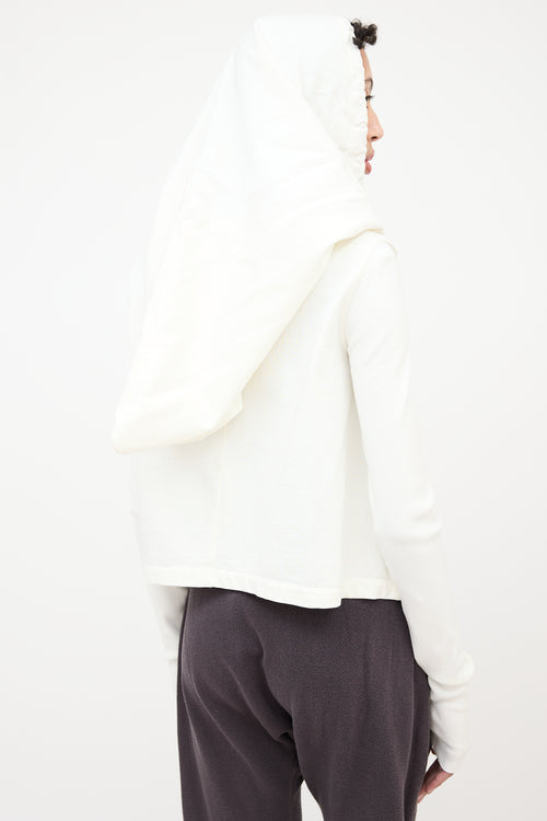 Rick Owens DRKSHDW Open Drape Hoodie