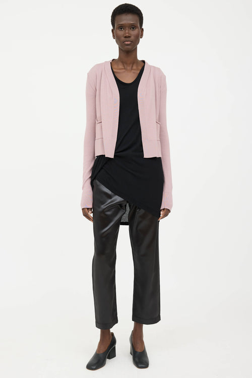 Rick Owens SS24 Open Front Cardigan