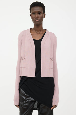 Rick Owens SS24 Open Front Cardigan