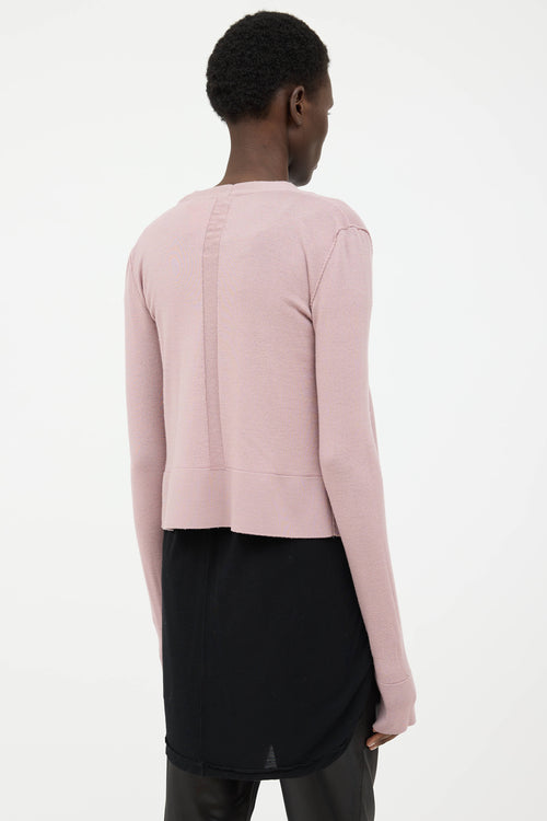 Rick Owens SS24 Open Front Cardigan