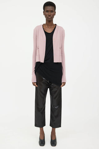 Rick Owens SS24 Open Front Cardigan
