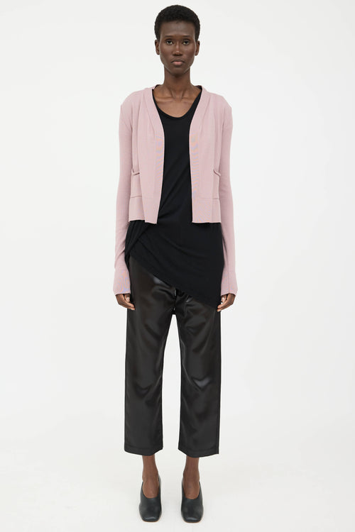 Rick Owens SS24 Open Front Cardigan