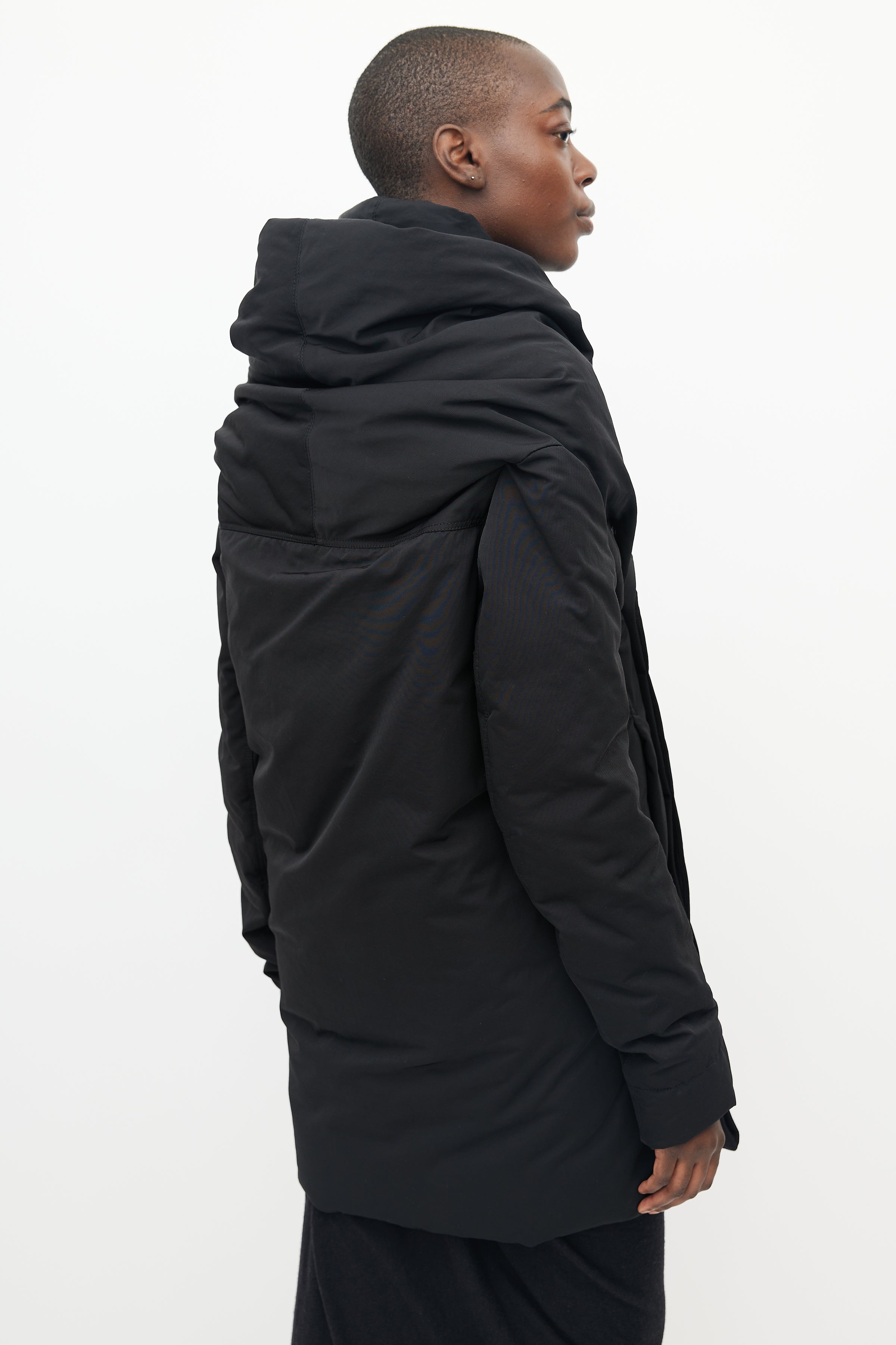 Rick Owens // Black Wrap Down Puffer Jacket – VSP Consignment
