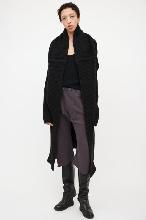 Rick Owens FW 2006 Wool Hooded Cardigan