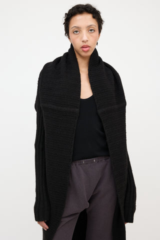 Rick Owens FW 2006 Wool Hooded Cardigan