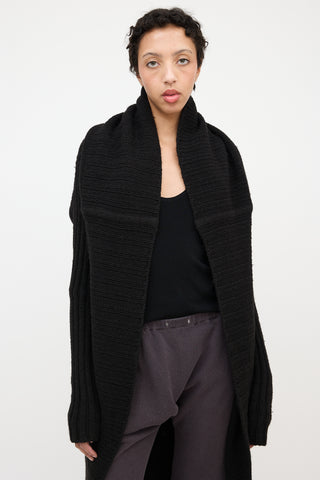 Rick Owens FW 2006 Wool Hooded Cardigan