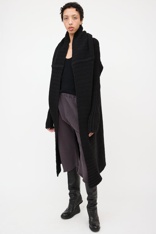 Rick Owens FW 2006 Wool Hooded Cardigan