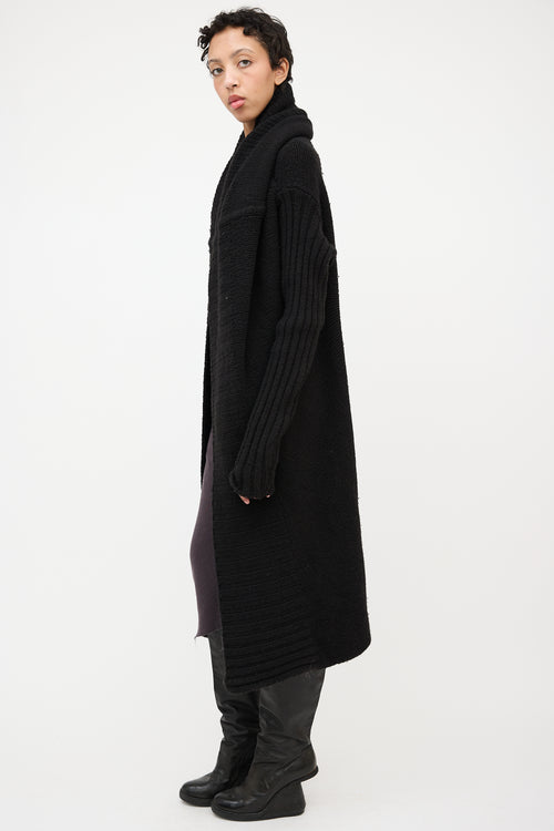 Rick Owens FW 2006 Wool Hooded Cardigan