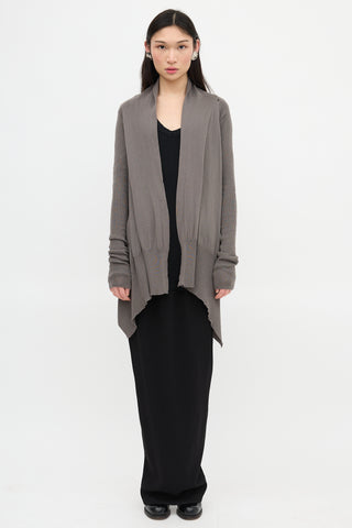 Rick Owens FW 2007 Merino Wool Cardigan