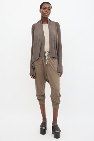 Rick Owens FW 2012 Waterfall Drape Cardigan