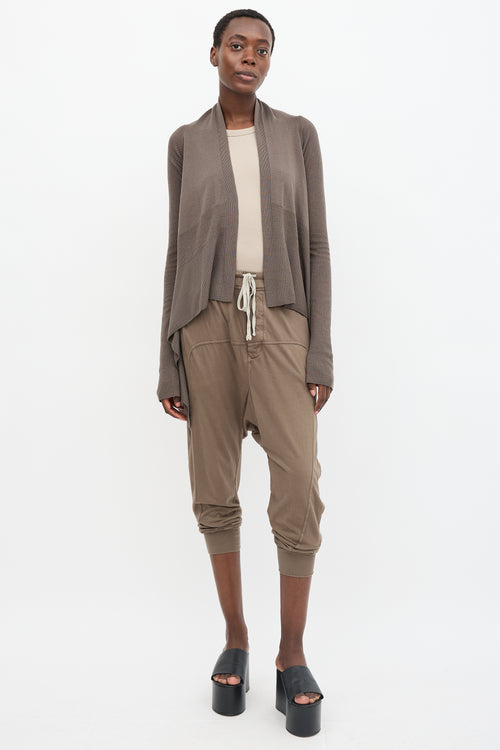 Rick Owens FW 2012 Waterfall Drape Cardigan