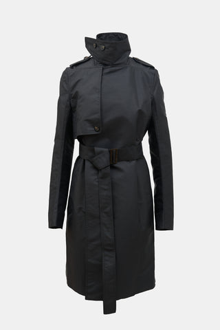 Rick Owens FW 2016 Nylon Mastro Trench Coat