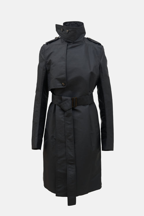 Rick Owens FW 2016 Nylon Mastro Trench Coat