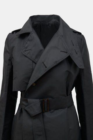 Rick Owens FW 2016 Nylon Mastro Trench Coat