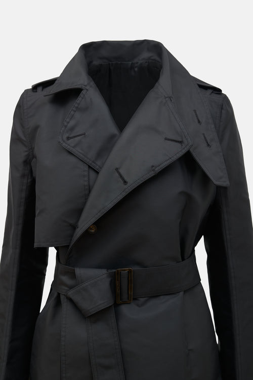 Rick Owens FW 2016 Nylon Mastro Trench Coat