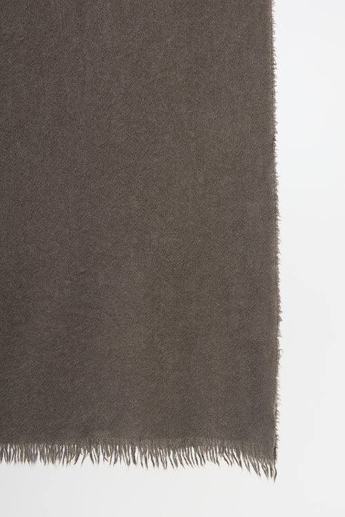 Rick Owens FW 2018 Fringe Scarf