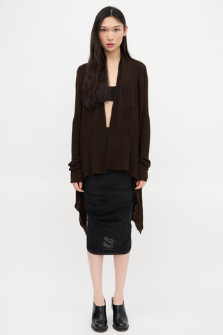Rick Owens FW 2020 Mohair Cardigan
