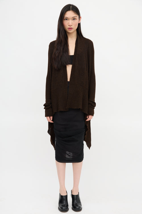 Rick Owens FW 2020 Mohair Cardigan