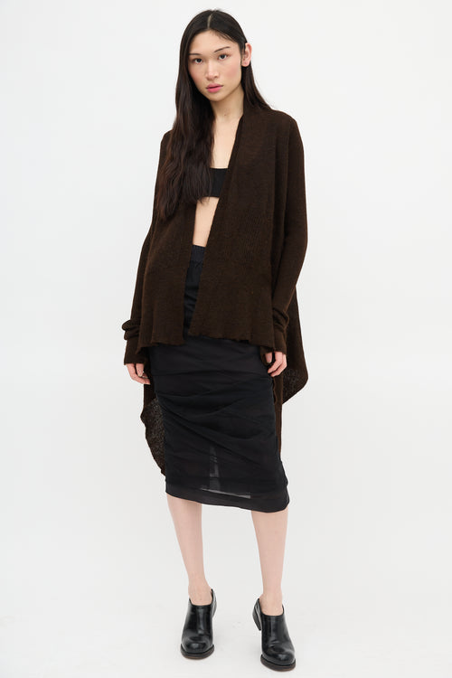 Rick Owens FW 2020 Mohair Cardigan