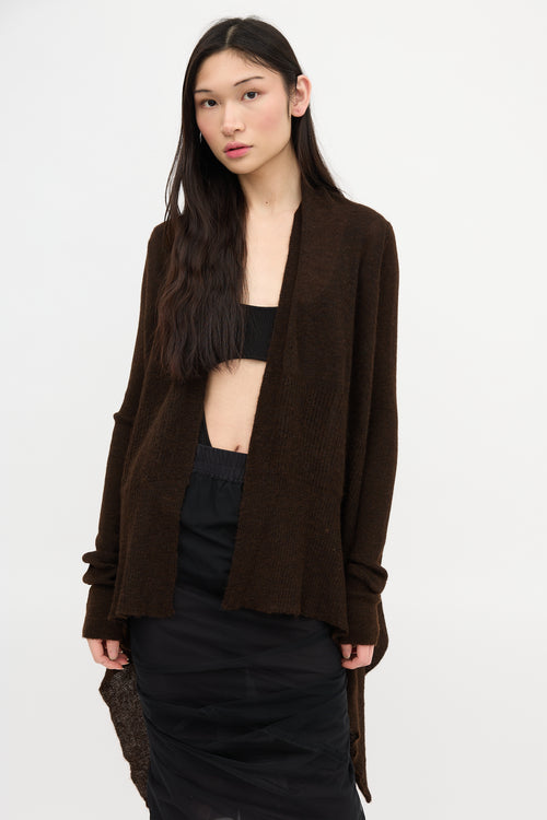 Rick Owens FW 2020 Mohair Cardigan
