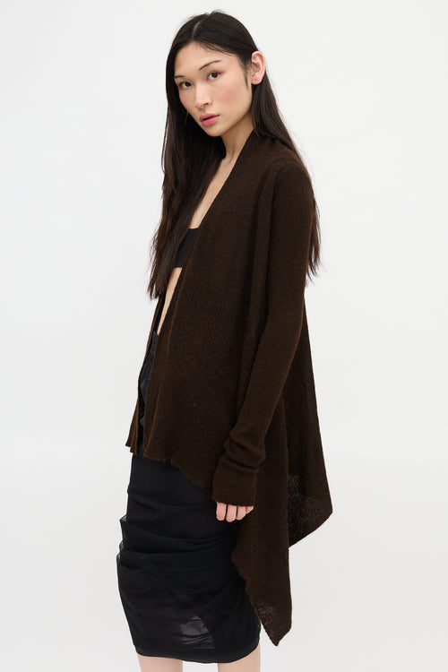 Rick Owens FW 2020 Mohair Cardigan