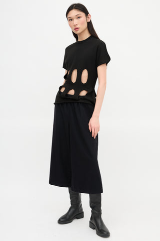Comme des Garçons Brushed Wool Culotte