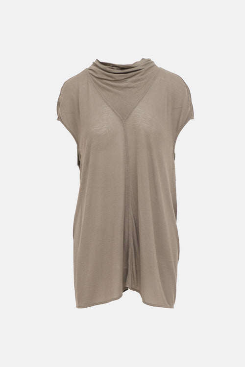 Rick Owens FW18 Short Sleeve Top