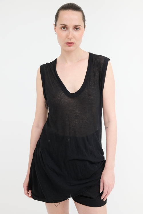 Rick Owens Knit Sheer Top